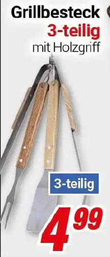 CENTERSHOP Grillbesteck 3-teilig Angebot