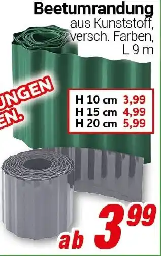 CENTERSHOP Beetumrandung Angebot