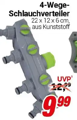 CENTERSHOP 4-Wege- Schlauchverteiler Angebot