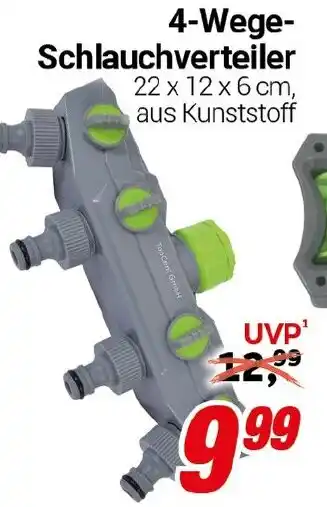 CENTERSHOP 4-Wege- Schlauchverteiler Angebot