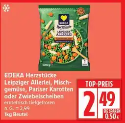 Elli Markt EDEKA Herzstücke Leipziger Allerlei, Misch- gemüse, Pariser Karotten oder Zwiebelscheiben Angebot