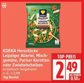 Elli Markt EDEKA Herzstücke Leipziger Allerlei, Misch- gemüse, Pariser Karotten oder Zwiebelscheiben Angebot