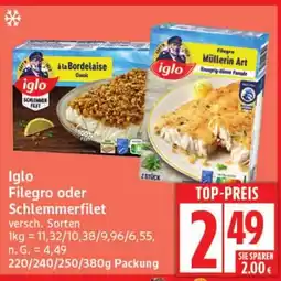 Elli Markt Iglo Filegro oder Schlemmerfilet Angebot