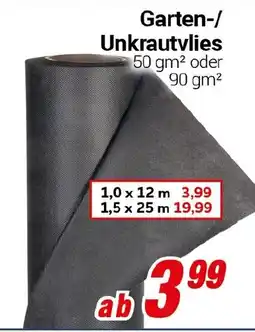 CENTERSHOP Garten-/ Unkrautvlies Angebot