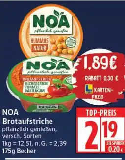 Elli Markt NOA Brotaufstriche Angebot