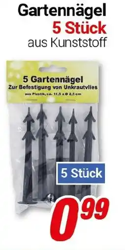 CENTERSHOP Gartennägel 5 Stück Angebot