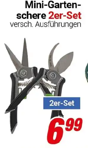 CENTERSHOP Mini-Garten- schere 2er-Set Angebot