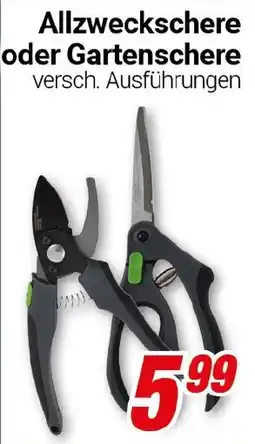 CENTERSHOP Allzweckschere oder Gartenschere Angebot