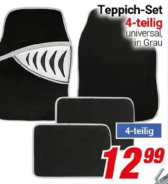 CENTERSHOP Teppich-Set 4-teilig Angebot