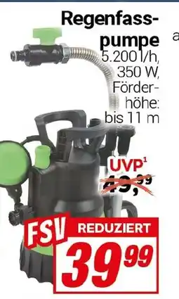 CENTERSHOP Regenfass- pumpe Angebot