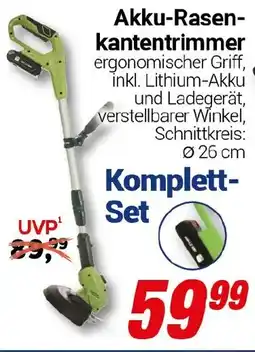 CENTERSHOP Akku-Rasen- kantentrimmer Angebot