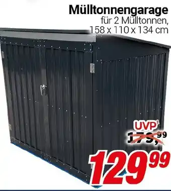 CENTERSHOP Mülltonnengarage Angebot