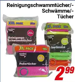 CENTERSHOP Reinigungschwammtücher/- Schwämme/- Tücher Angebot