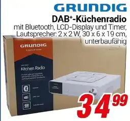 CENTERSHOP GRUNDIG DAB+-Küchenradio Angebot