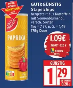 Elli Markt GUT&GÜNSTIG Stapelchips Angebot