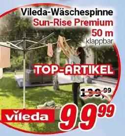 CENTERSHOP Vileda-Wäschespinne Sun-Rise Premium 50 m vileda Angebot