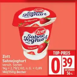 Elli Markt Zott Sahnejoghurt Angebot