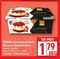 Elli Markt EDEKA Genussmomente Dessert-Spezialitäten Angebot