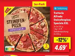 Lidl Trattoria Alfredo Steinofenpizza Speciale XXL Angebot