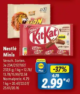 Lidl Nestlé Minis Angebot