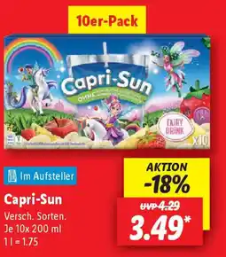Lidl Capri-Sun Angebot