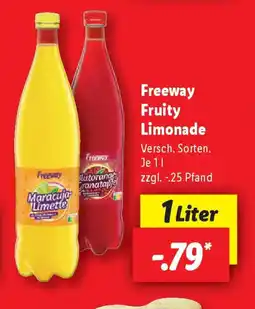 Lidl Freeway Fruity Limonade Angebot