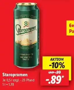 Lidl Staropramen Angebot