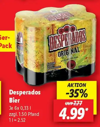 Lidl Desperados Bier Angebot