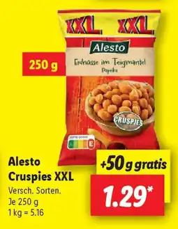 Lidl Alesto Cruspies XXL Angebot