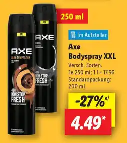 Lidl Axe Bodyspray XXL Angebot