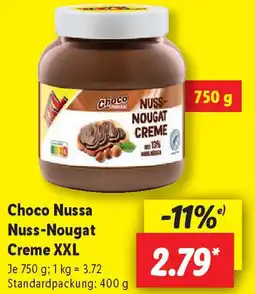 Lidl Choco Nussa Nuss-Nougat Creme XXL Angebot