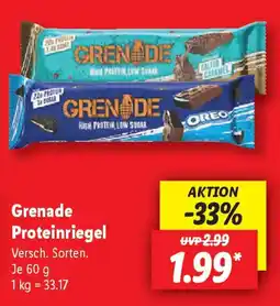 Lidl Grenade Proteinriegel Angebot