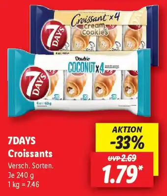 Lidl 7DAYS Croissants Angebot