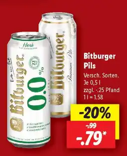 Lidl Bitburger Pils Angebot