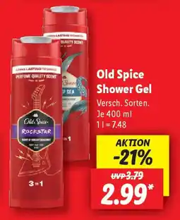 Lidl Old Spice Shower Gel Angebot