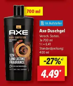Lidl Axe Duschgel Angebot
