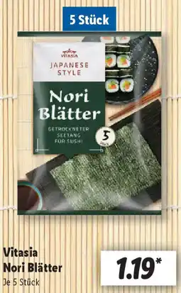 Lidl Vitasia Nori Blätter Angebot