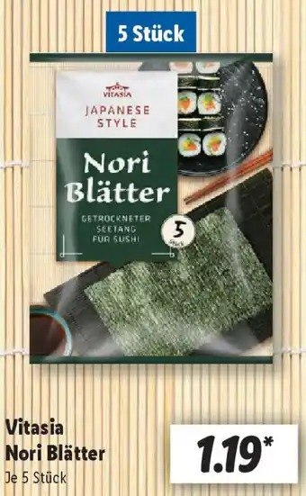 Lidl Vitasia Nori Blätter Angebot