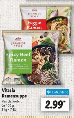 Lidl Vitasia Ramensuppe Angebot