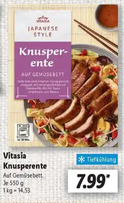 Lidl Vitasia Knusperente Angebot