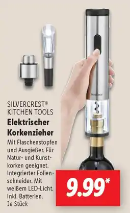 Lidl SILVERCREST KITCHEN TOOLS Elektrischer Korkenzieher Angebot