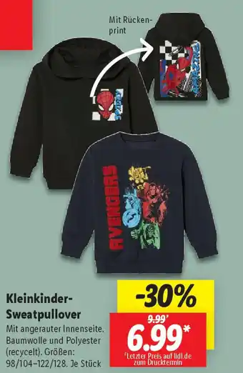 Lidl Kleinkinder- Sweatpullover Angebot