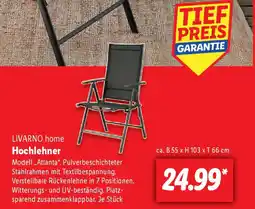 Lidl LIVARNO home Hochlehner Angebot