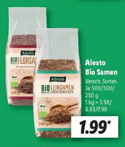Lidl Alesto Bio Samen Angebot
