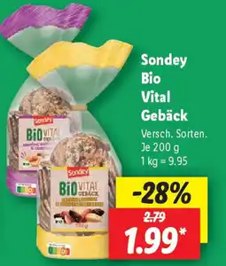 Lidl Sondey Bio Vital Gebäck Angebot