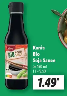 Lidl Kania Bio Soja Sauce Angebot