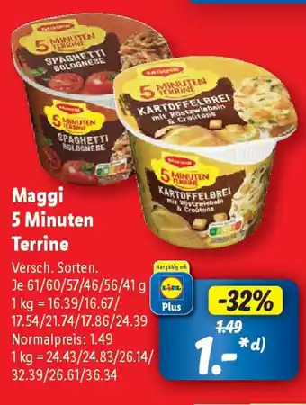 Lidl Maggi 5 Minuten Terrine Angebot