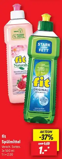 Lidl fit Spülmittel Angebot