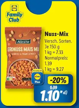 Lidl Nuss-Mix Angebot