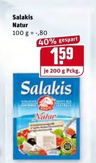 REWE Center Salakis Natur 200g Angebot